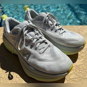Hoka One One Bondi 8 Nimbus Cloud Running Shoes Women’s Size 8 VGC Clean